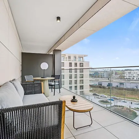 Lägenhet Luxurious 1-br In Gasperich, Luxemburg